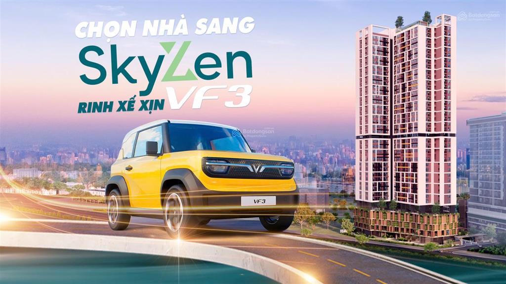 Sở hữu nhà sang rinh xế xịn vf3 khi booking skyzen phân khu cao cấp nhất picity skypark