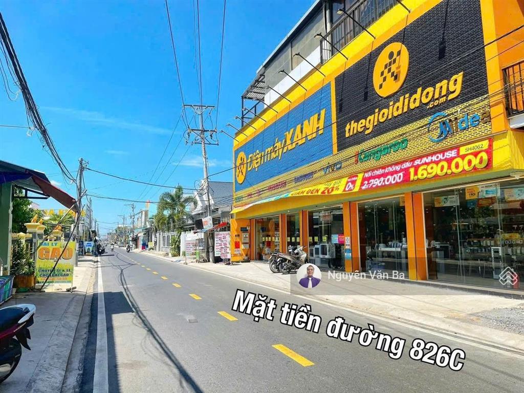 Bán nhà 2 tầng mặt tiền đường 826c long hâu 4*31m, 5,7 tỷ, kế sg village, ngay chợ, lê văn lương nd
