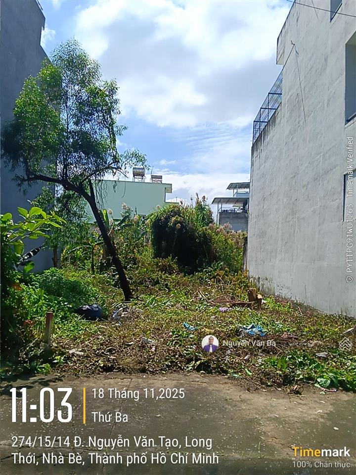 Bán đất mặt tiền 274 nguyễn văn tạo 6*20m, 5,6 tỷ, đường nội bộ 26m, kế quốc tế mỹ, gần kcn hp