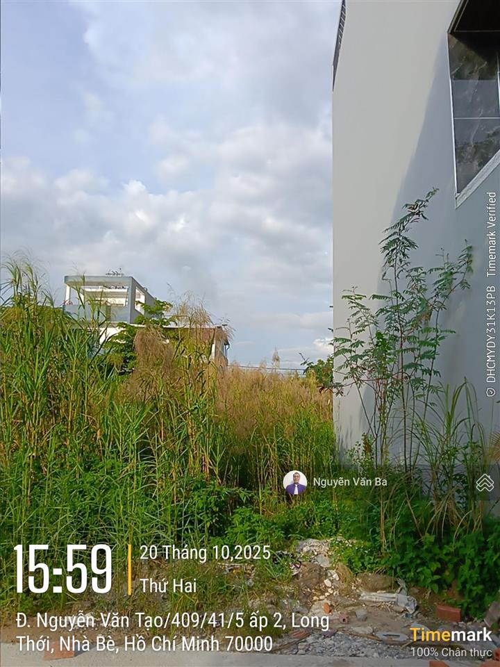 Bán đất 437 nguyễn văn tạo long thới 85m2, giá 3,7tỷ, hẻm xe hơi 6m, gần trường quốc tế mỹ, kcn