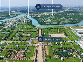 Bán đất nền dự án kdc sài gòn village, 3t2 120m2, view kênh đào. vị trí đẹp hiếm