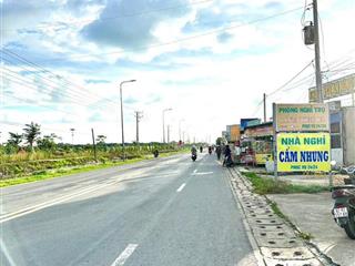 Bán lô đất mặt tiền tỉnh lộ 824, đối diện khu e  city tân đức, đức hoà