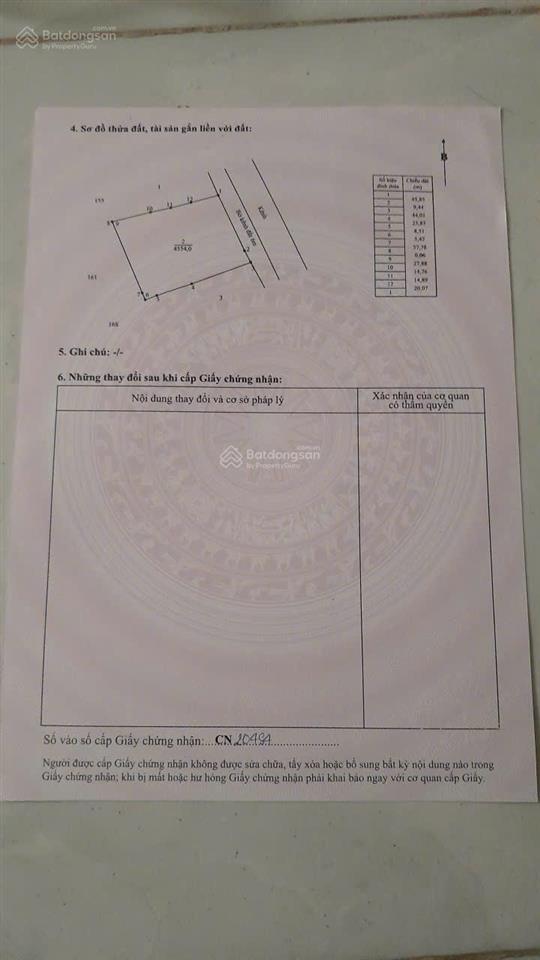 Bán gấp lô đất vị trí đẹp gần vòng xoay hậu nghĩa, 823d, ql n2