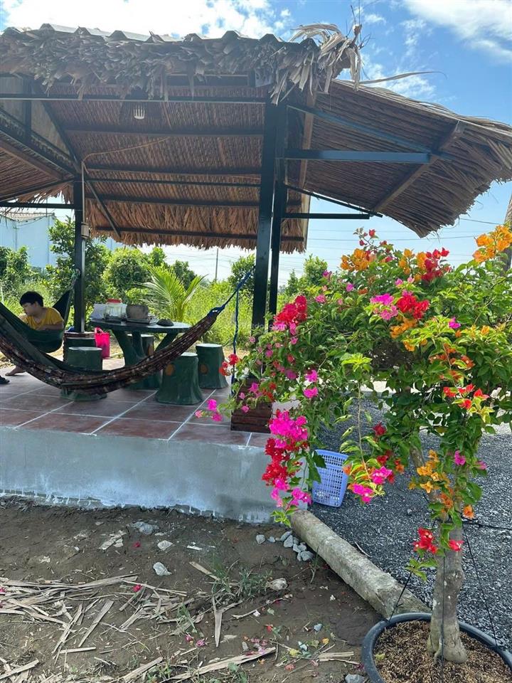 Bán nhà vườn nghỉ dưỡng 760m2 lúa + 117m2 thổ thuộc ấp 8, phước tân hưng, châu thành, long an