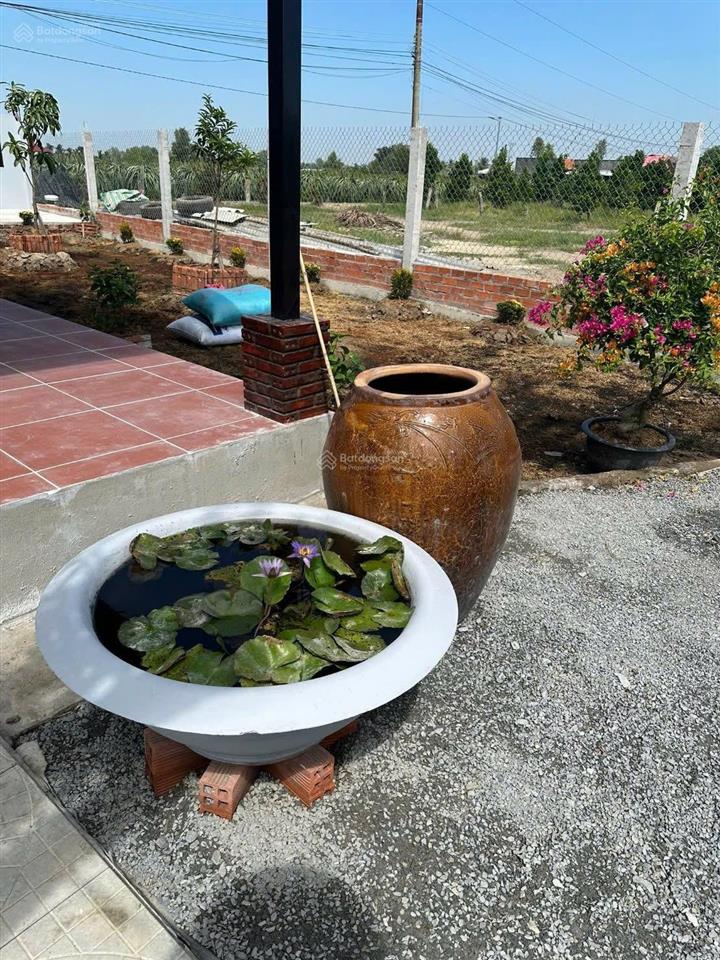Bán nhà vườn nghỉ dưỡng 760m2 lúa + 117m2 thổ thuộc ấp 8, phước tân hưng, châu thành, long an