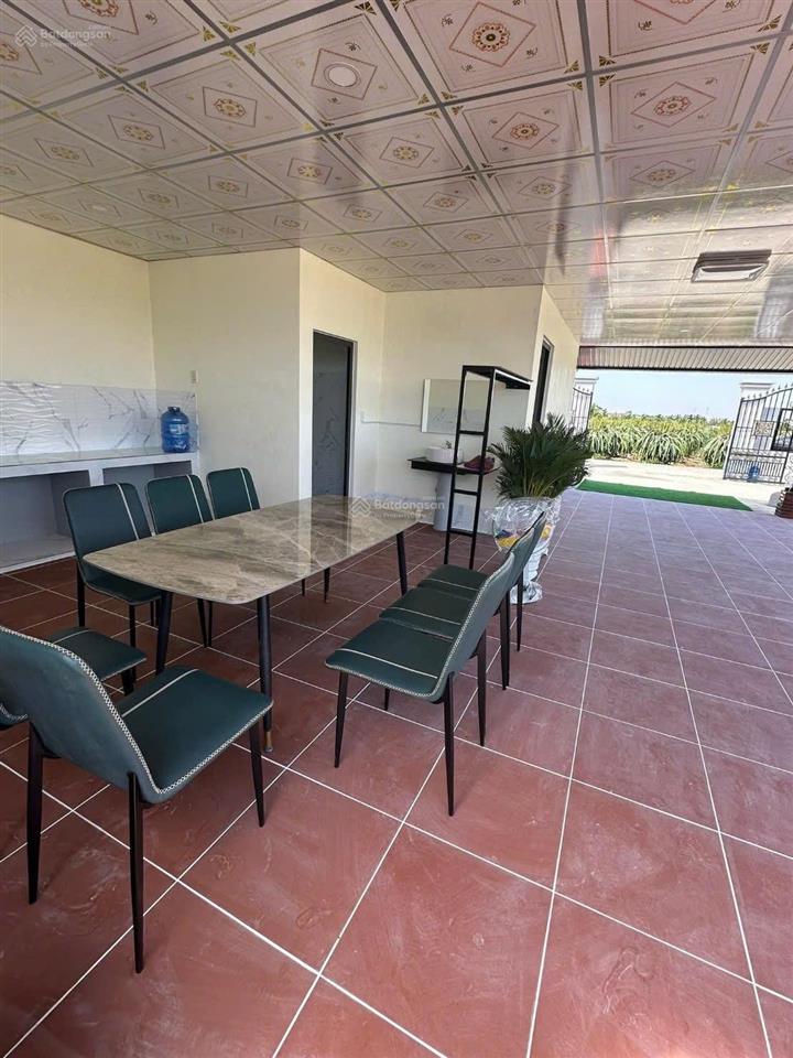Bán nhà vườn nghỉ dưỡng 760m2 lúa + 117m2 thổ thuộc ấp 8, phước tân hưng, châu thành, long an