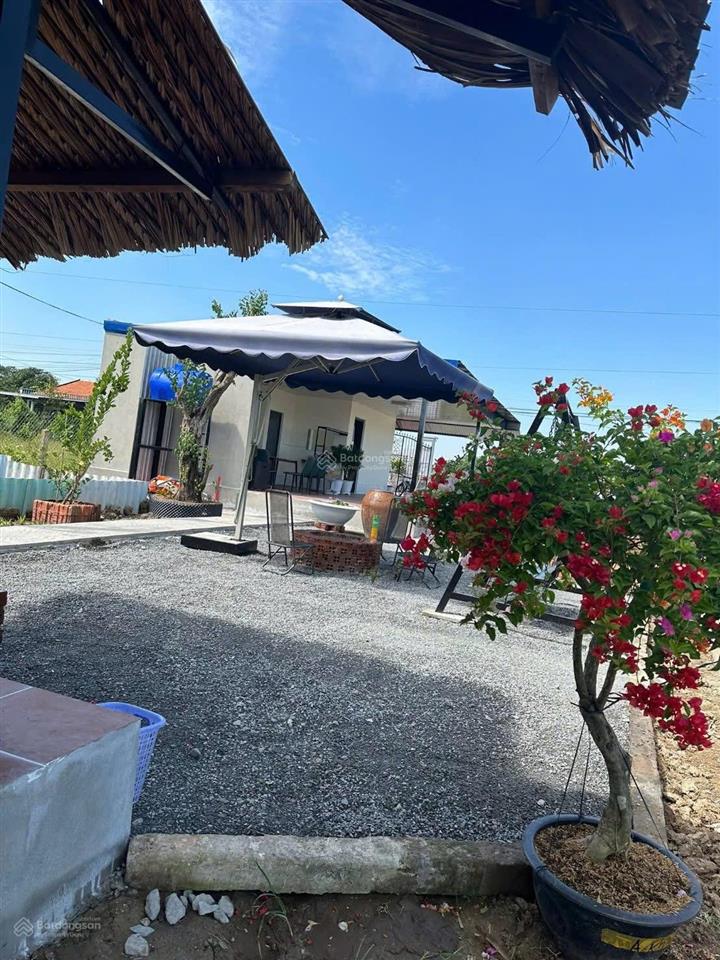 Bán nhà vườn nghỉ dưỡng 760m2 lúa + 117m2 thổ thuộc ấp 8, phước tân hưng, châu thành, long an