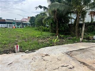 Bán đất hẽm 47 đường trương thị sáu thuộc phường 3 , tp tân an  diện tích  5.16 x 17.92 nở hậu 6