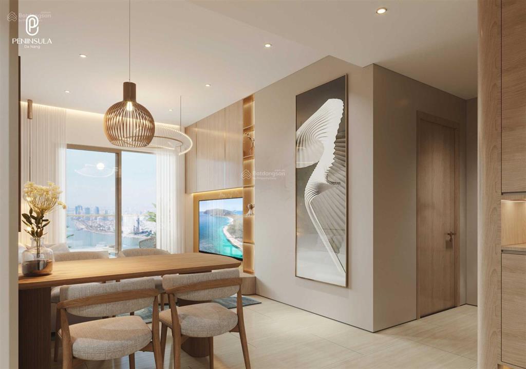 Cực hiếm, căn hộ 2pn 63m2 tầng 16 peninsula, view sông hàn, trung tâm đà nẵng