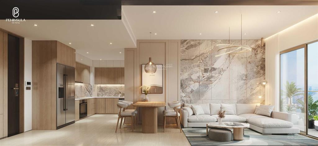 Bán căn hộ 2pn 62,6m2 tầng 16 peninsula, view sông hàn, trung tâm đà nẵng, giá cđt