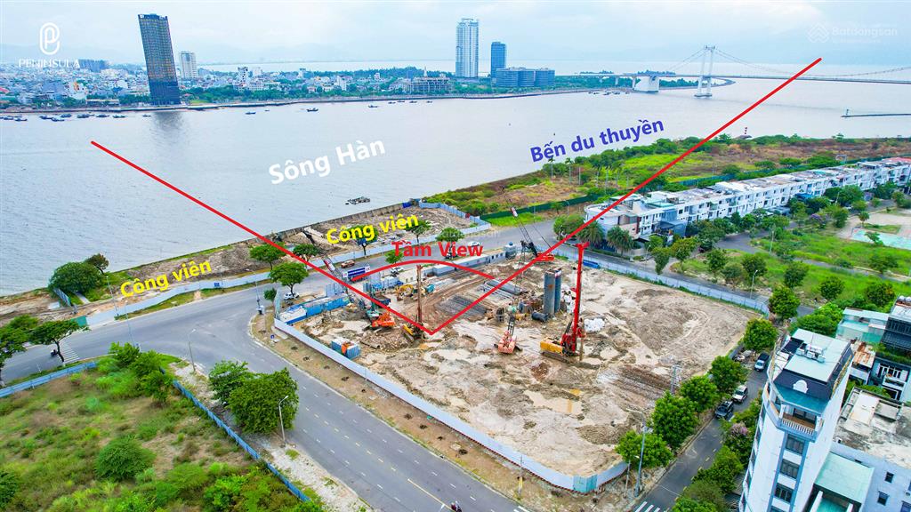 Cần bán căn hộ 2pn 71,8m² tầng 15 peninsula đà nẵng, view trực diện sông hàn, trung tâm đà nẵng