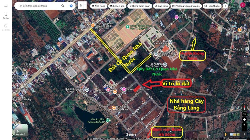 Cực hiếm, gia đình cần tiền bán gấp lô đất 182m2, hà huy tập ngay quảng trường buôn hồ 9,9 triệu/m2