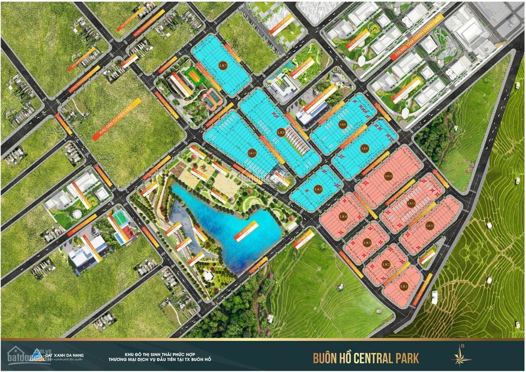 Bán đất khu đô thị buôn hồ central của đất xanh, giá 1,539 tỷ (0397 890 ***)