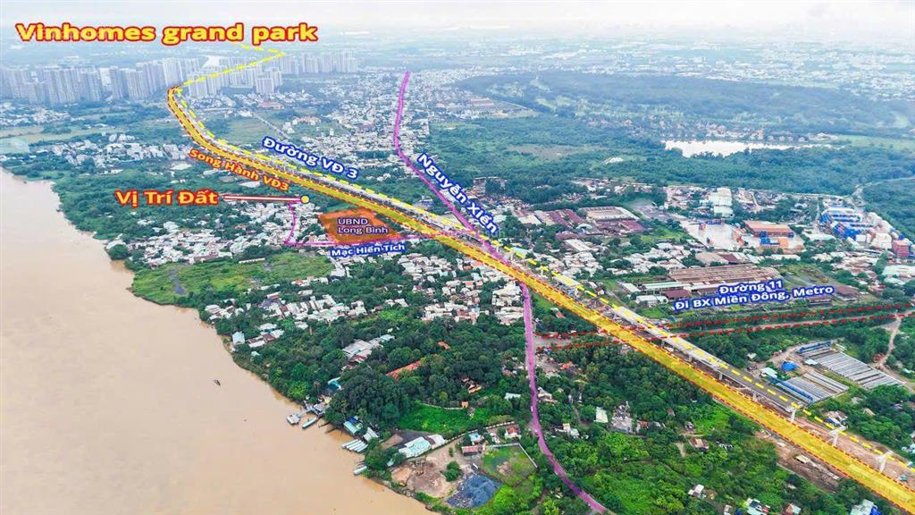 Bán lô đất mặt tiền nguyễn xiển gần vinhomes grand park q9