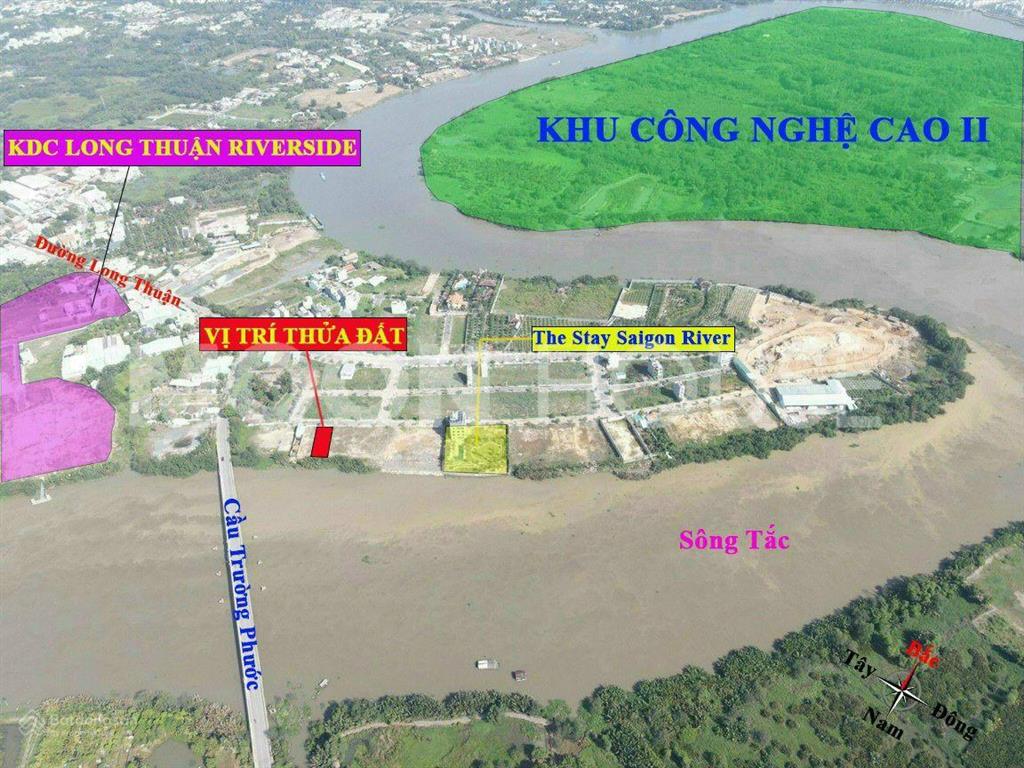 Đất biệt thự giáp sông tắc diện tích 282.4m2