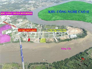 Đất biệt thự giáp sông tắc diện tích 300m2