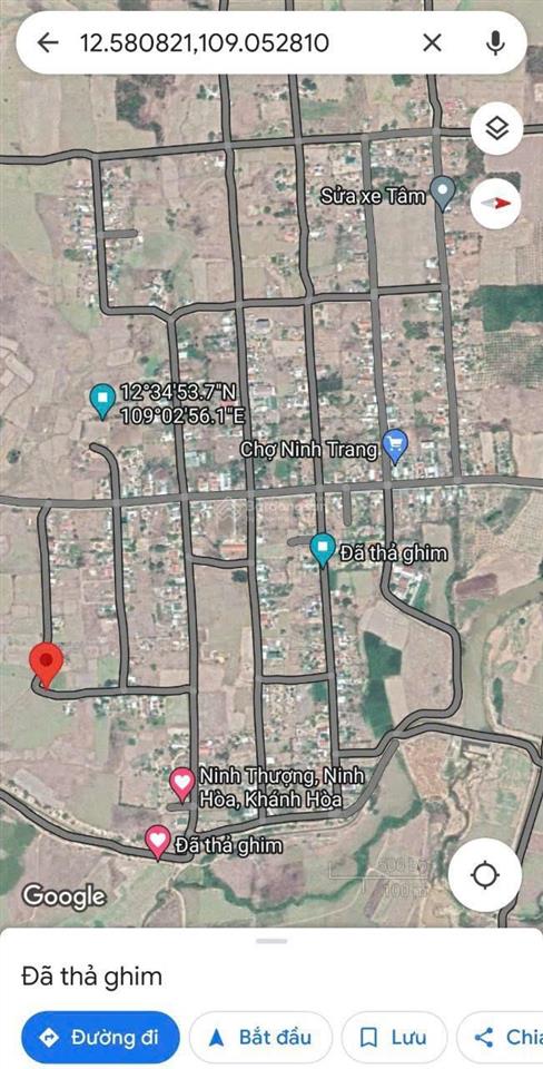 Đất full thổ ninh thượng  ninh hòa giá 380tr