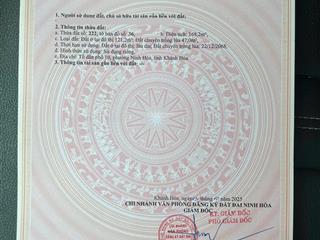 Đất trung tâm phường ninh hoà cạnh vincom ninh hoà