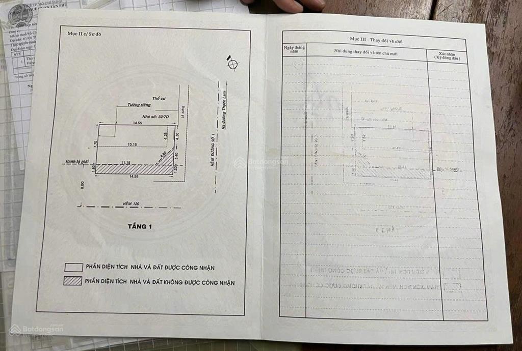 Bán nhà 2 mặt tiền đường trịnh thị tho . hiệp tân, quận tân phú, hcm. giá 20 tỷ, 134 m2( 9,3m x 15m