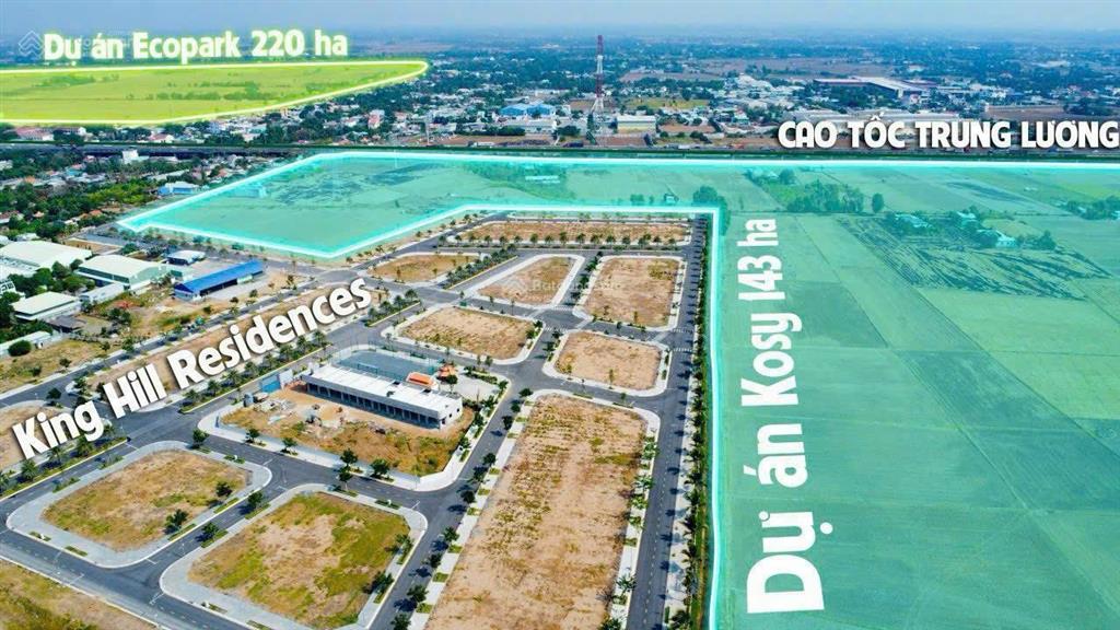 Đất nền king hill đối diện eco retreat 220ha long an giá 2,1 tỷ, ck 11% sổ sẵn xây dựng ngay