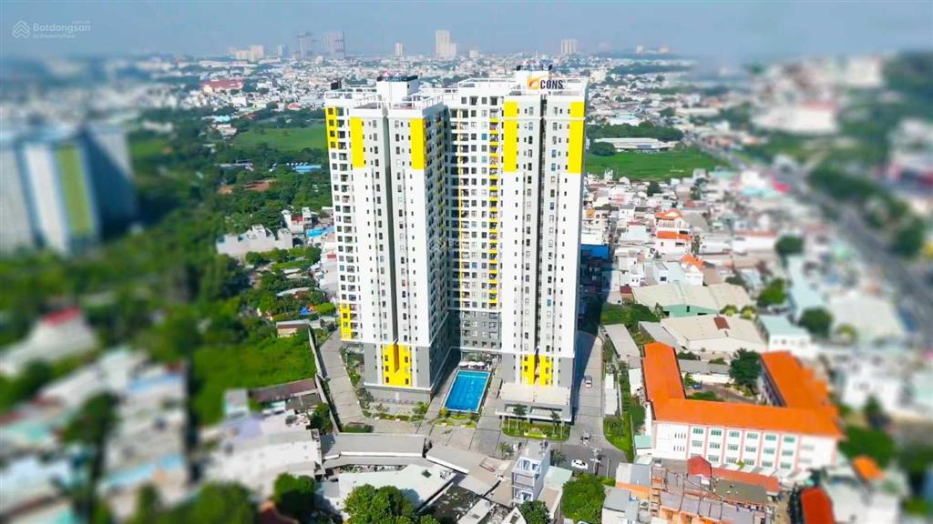 Bán căn 2 phòng ngủ 2wc 51m2 1tỷ850 chung cư bcons green view ở liền kề làng đại học thủ đức
