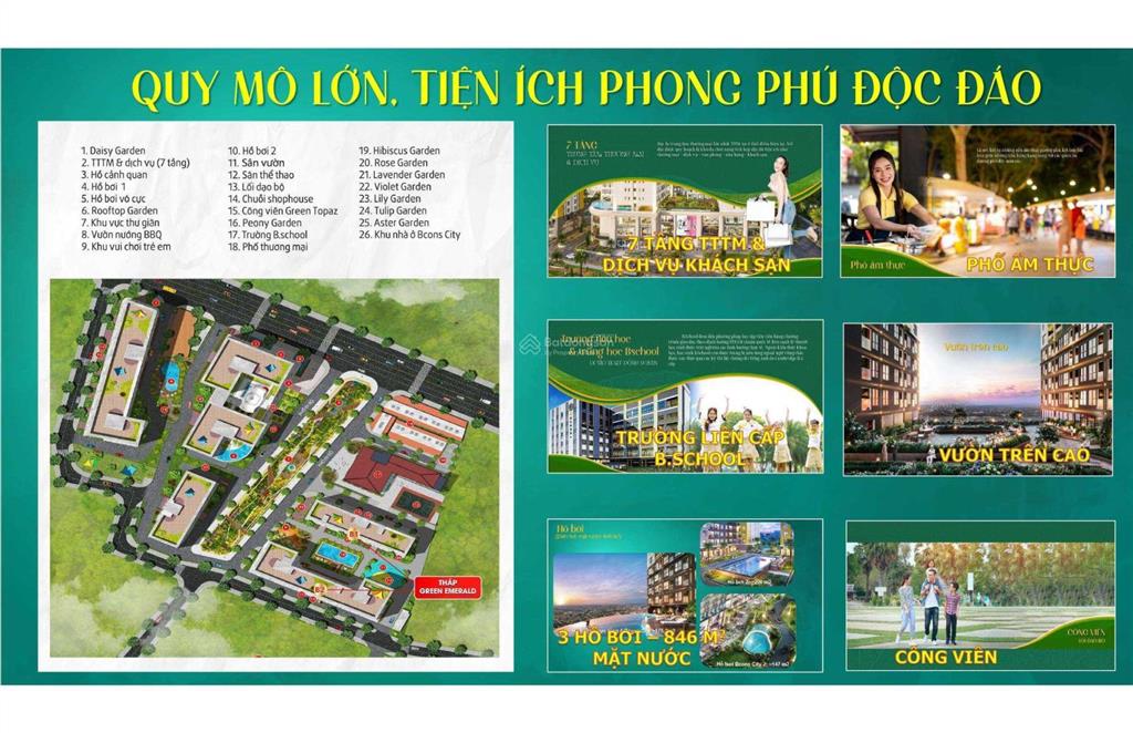 Bán gấp bcons city tháp green topaz căn 2pn 2wc giá 2,33 tỷ 102%, có sẵn hđ thuê 10 triệu/tháng