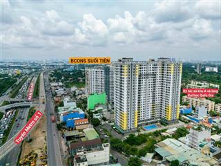 Chính chủ gửi bán căn 1pn căn hộ bcons suối tiên giá công khai 1tỷ7, cho thuê được liền 5tr/th