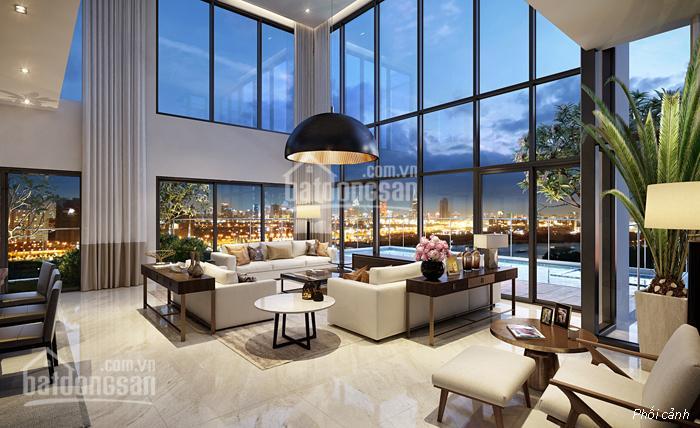 Bán penthouse thảo điền pearl, 443m2, 4 phòng ngủ, giá 50 tỷ, sân vườn & 4 mặt view thành phố
