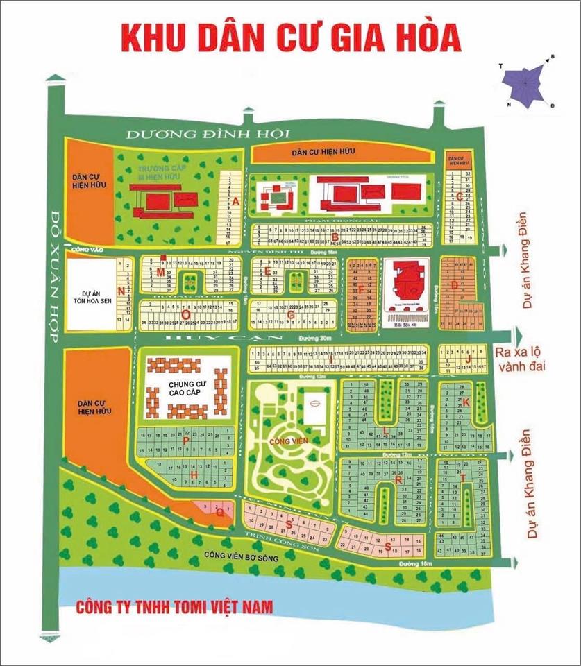 Hiếm có khó tìm đất biệt thự view sông trịnh công sơn, kdc gia hòa, quận 9