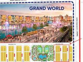 Bán lk giá rẻ vin cổ loa 62,5m2 (5x12,5), vị trí ngay sát cạnh grand world và vườn hoa nội khu.