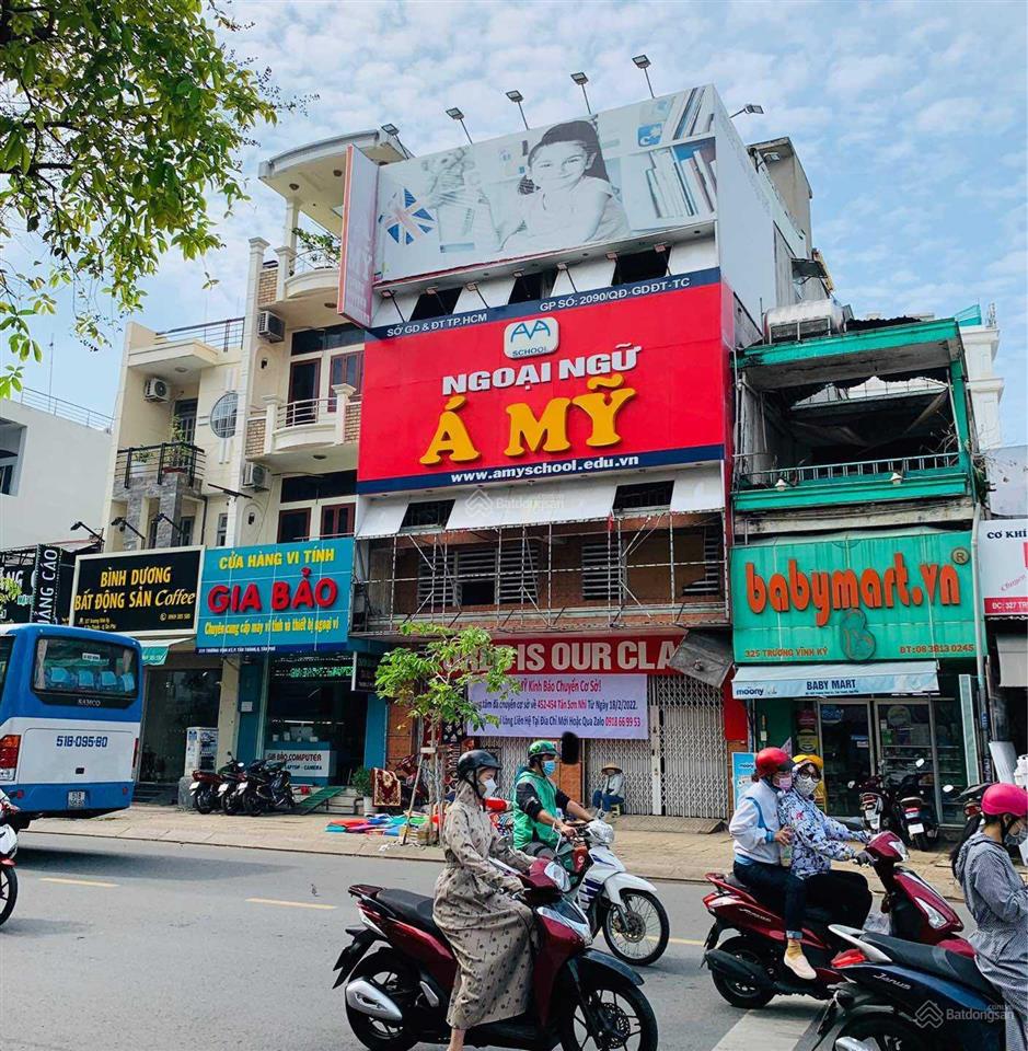 Bán cặp nhà mặt tiền trương vĩnh ký (8x18m vuông) nhà 2 lầu, đoạn sung, giá 27 tỷ tl