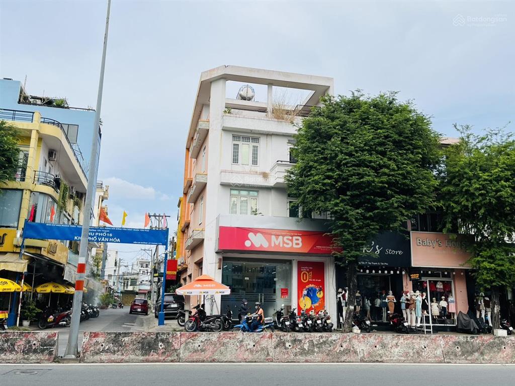 Bán nhà căn góc 2 mặt tiền khu lê trọng tấn (16x18m vuông) cực sung, không lỗi. giá 37 tỷ