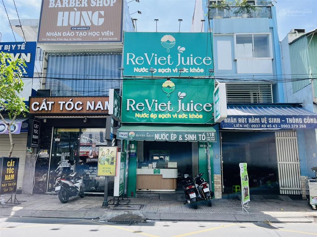 Bán nhà mt đường tân quý (5x23m vuông vắn) nhà 1 lầu đúc, không công trụ. giá 17 tỷ tl