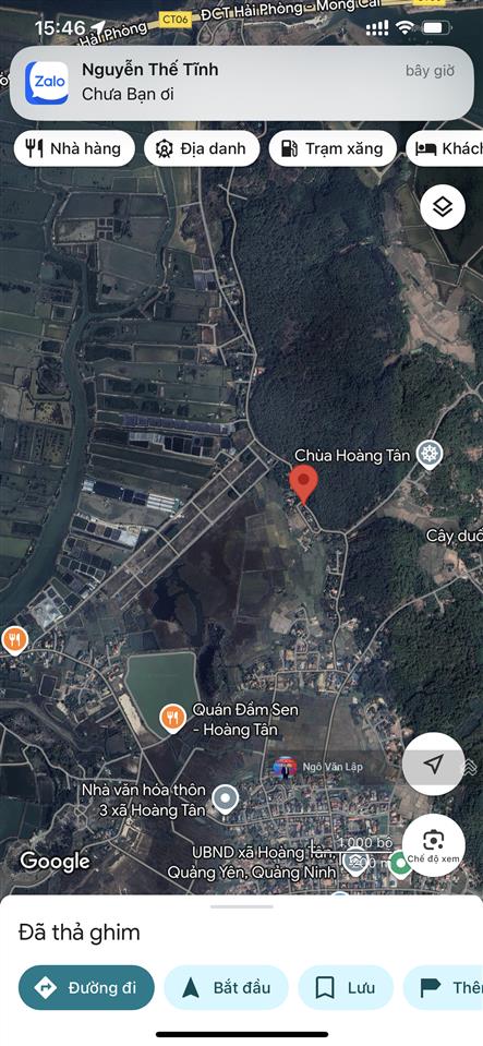 Chính chủ bán 596,4m2 lô góc hoàng tân, đối diện vin, đường quy hoạch 17m, giá 15 tỷ