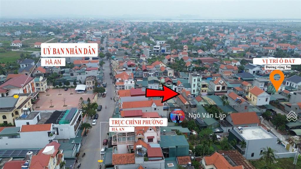 Bán đất tại hà an, quảng yên, quảng ninh, 25 triệu/m2, 240m2, đối diện chợ cho thuê có dòng tiền