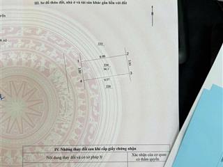 Chính chủ cần bán nhanh mảnh đất 34.1 m2 tại trung tâm trâu quỳ, vị trí siêu đẹp, thuận tiện