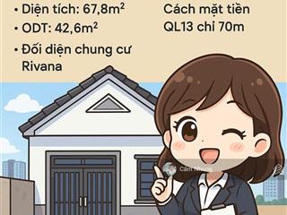 Chính chủ gủi bán nhà mặt tiền đg vĩnh phú 33  dt 67.8m2  giá 2tỷ7,  0908 002 ***