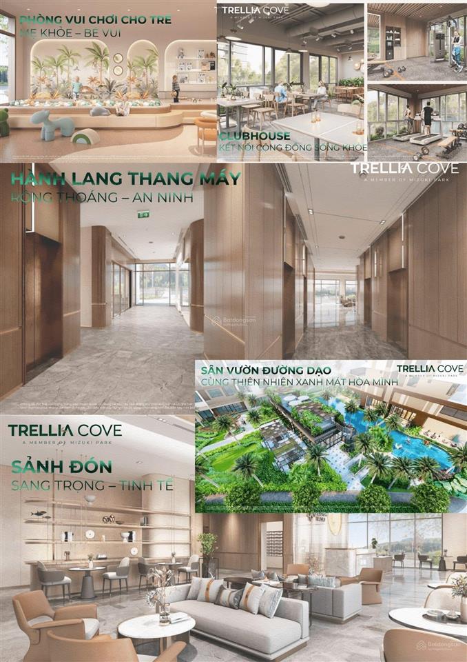 Mua trực tiếp cđt căn góc 2pn 2wc 73,8m² trellia cove  phân khu compound cuối cùng mizuki park