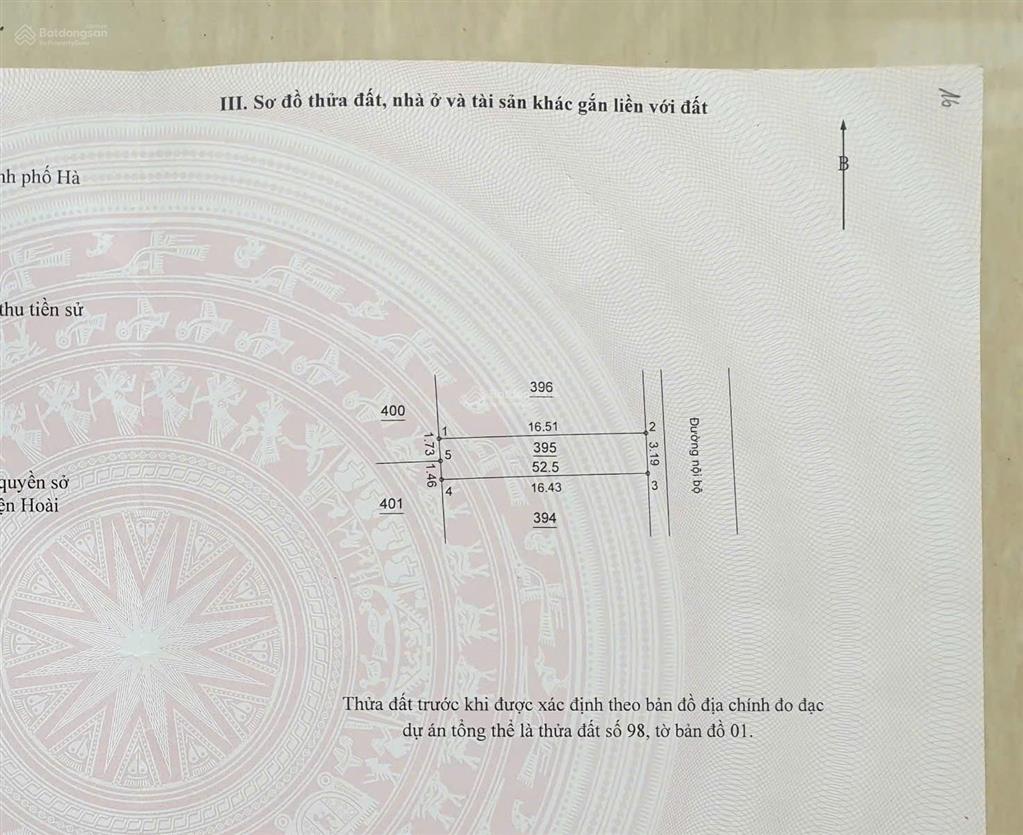 Bán đất tại đường vành đai 3.5, xã vân canh, hoài đức, hà nội, 175 triệu/m2, 52.5 m2  hàng hiếm!