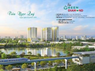 Giữ chỗ 30tr/suất có hoàn lại 100%  tháp green diamond tại đại đô thị bcons city