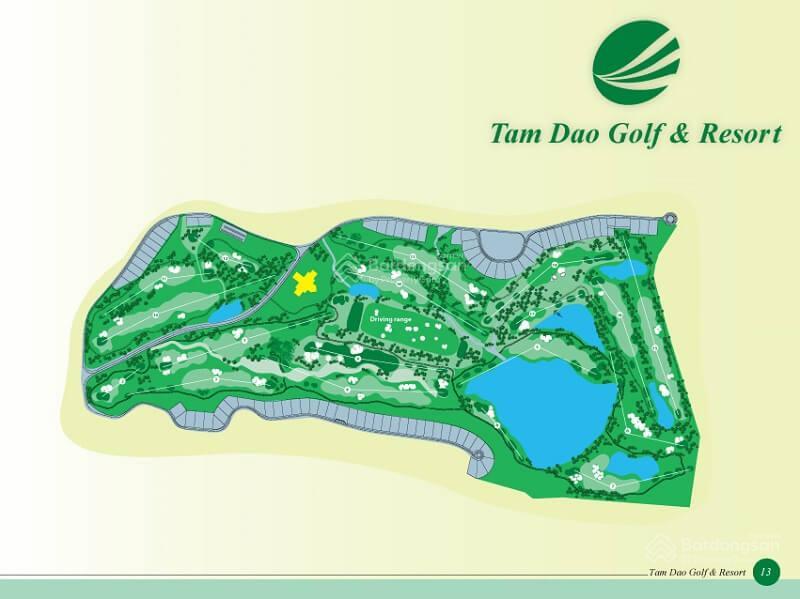 Bán lô biệt thự nghỉ dưỡng siêu vip mặt sân golf tam đảo  phú thọ