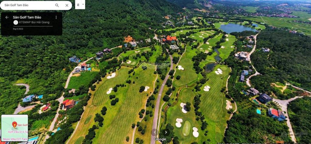 Bán lô biệt thự nghỉ dưỡng siêu vip mặt sân golf tam đảo  phú thọ