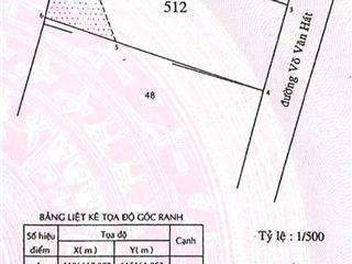 Bán đất mặt tiền đường võ văn hát, long trường, tp thủ đức. 500m2