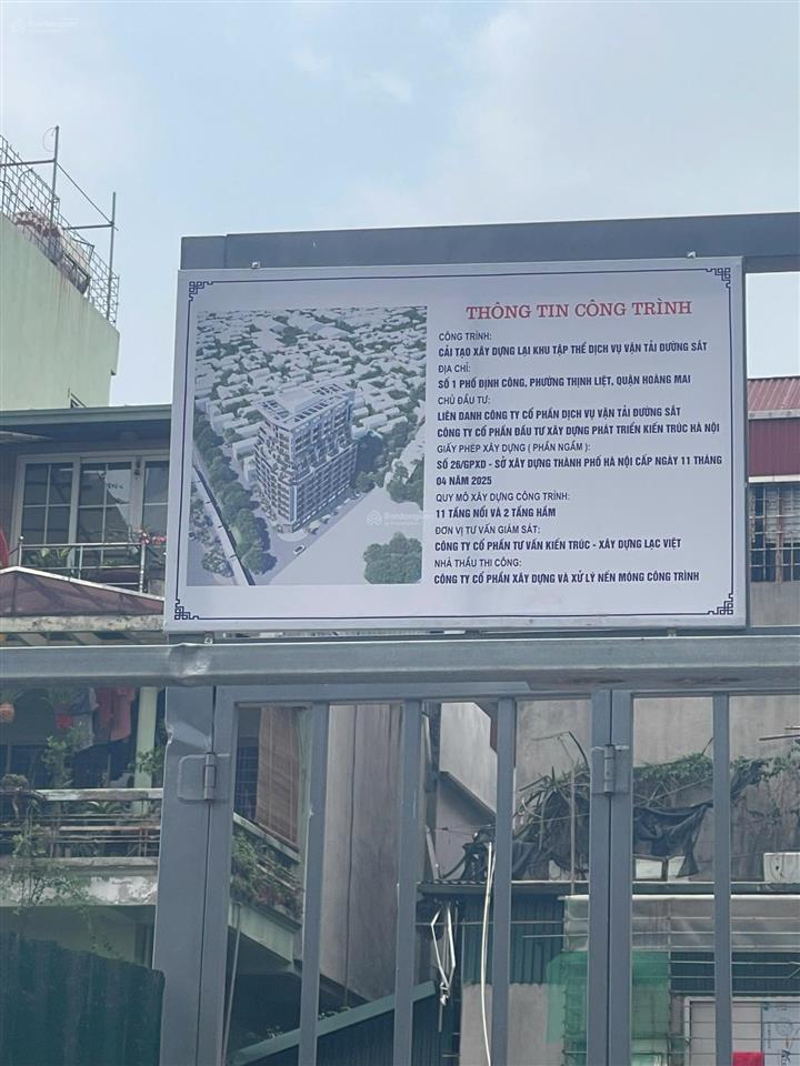 Bán gấp căn 122m2 dự án the one complex số 1 định công, giá dự kiến 76.8 triệu/m2