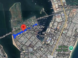 Bán đất mặt tiền khúc thừa dụ, nại hiên đông, sơn trà 150m ngang 10m, giá 10 tỷ