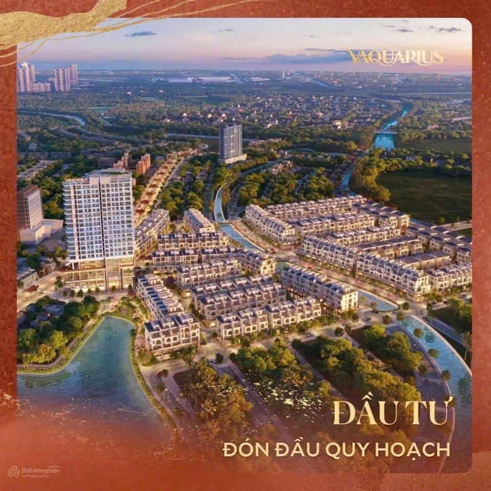 Hàng hiếm ký trực tiếp cđt dự án vaquarius văn giang. shophouse dt 160m2. đường 20m