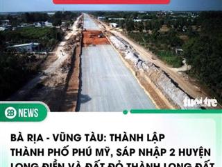 Bán đất vũng tàu giá rẻ chỉ 2,7 triệu/m2