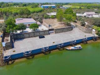 Bán khu nghỉ dưỡng gần 6000m2 thạnh phú vĩnh cửu view sông đồng nai giá 8tr/m2 bến cảng siêu đẹp