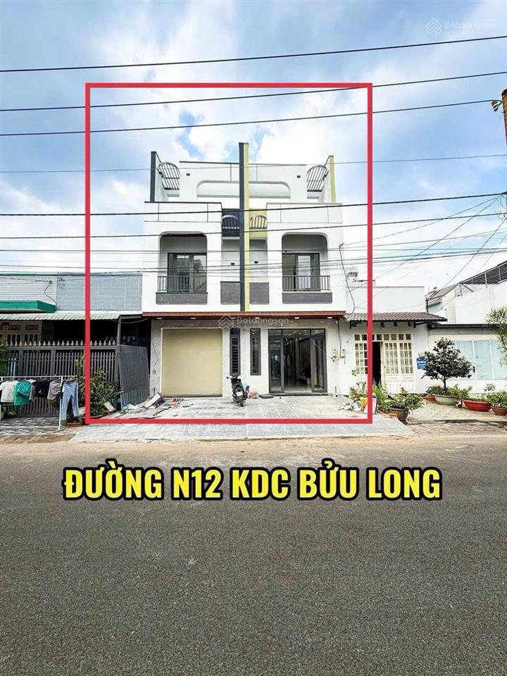 Nhà bán p. bửu long kdc hiện đại nhà 2 tấm đúc kiêng cố sổ sẵn 4,85 tỷ 5pn sân thượng ban công