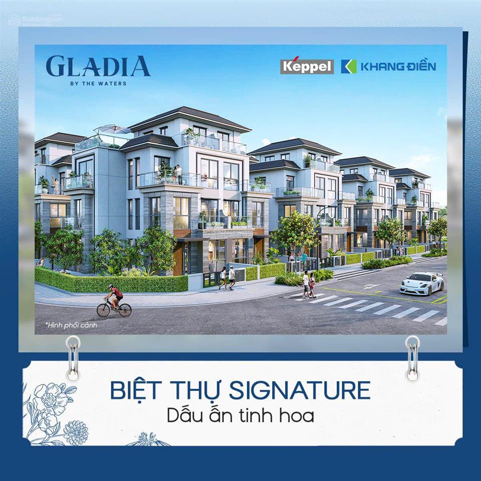 Chính thức mở bán nhà phố biệt thự tại the gladia khang điền, 300m2, 4pn, 4wc, q2, hcm